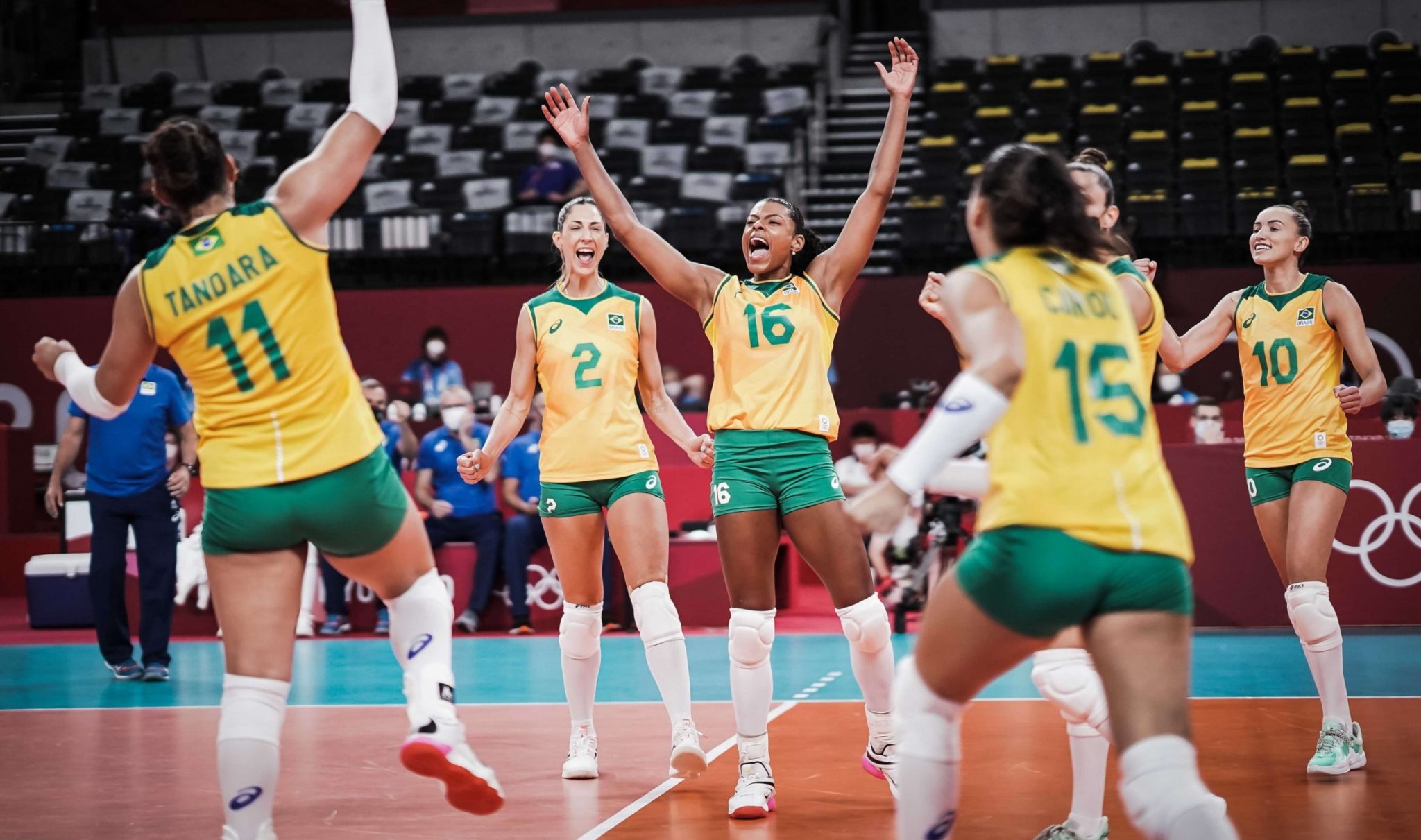 Brazil women’s volleyball recorded their third consecutive victory