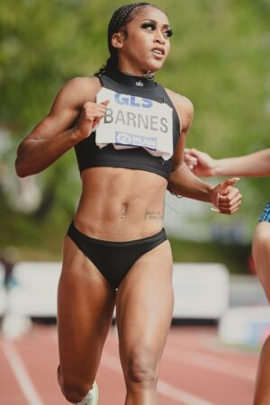 Celera Barnes running