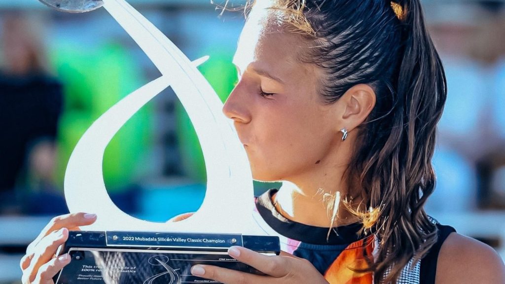 Daria Kasatkina Won The Title At The WTA 500 Silicon Valley Classic In