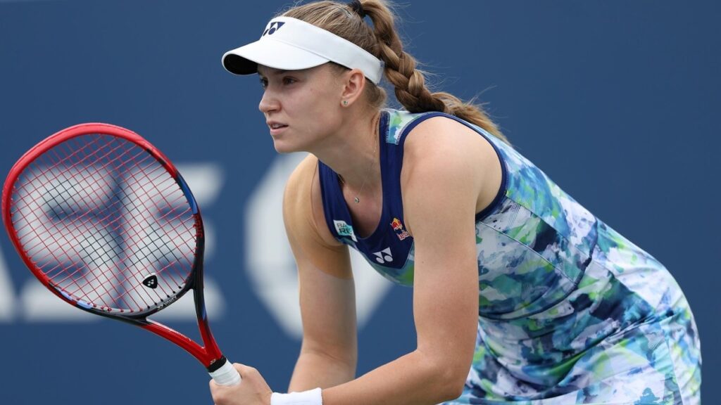 Elena Rybakina qualified for the second round of the US Open tennis