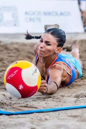 Georgina Antonakaki beach volleyball babe