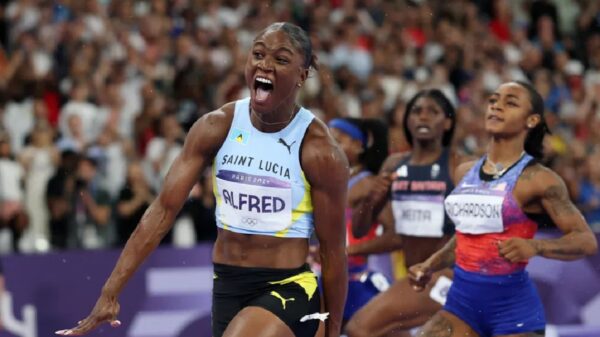 Julien Alfred 100m Diamond League