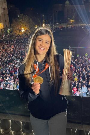 Katarina Lazovic gold medal