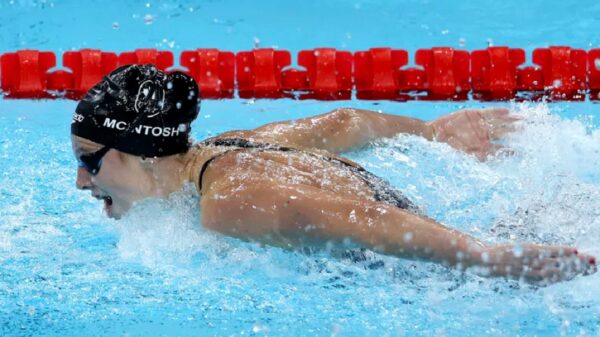 Summer McIntosh swimming