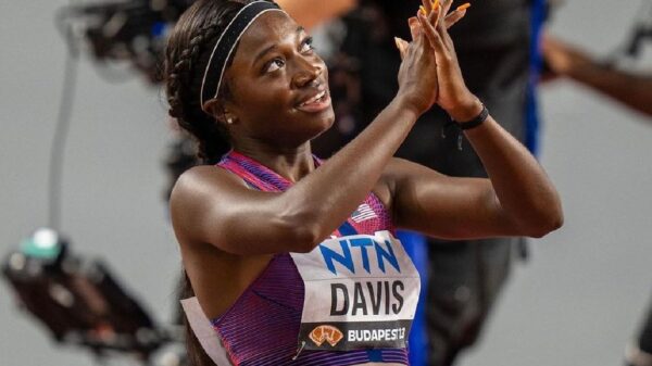 Tamari Davis 100m gold