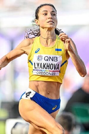 Ukrainian athlete Olha Lyakhova