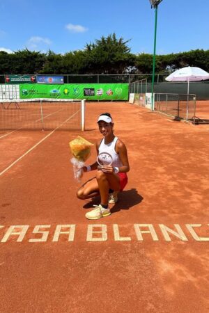 Yasmine Kabbaj ITF title