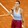 Aryna Sabalenka Madrid Open