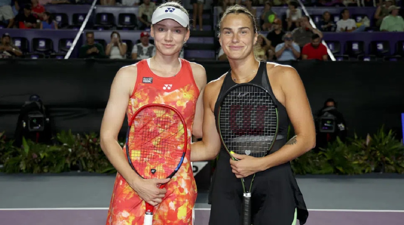 Aryna Sabalenka and Elena Rybakina