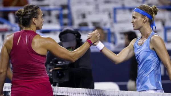 Aryna Sabalenka lost to Marie Bouzkova