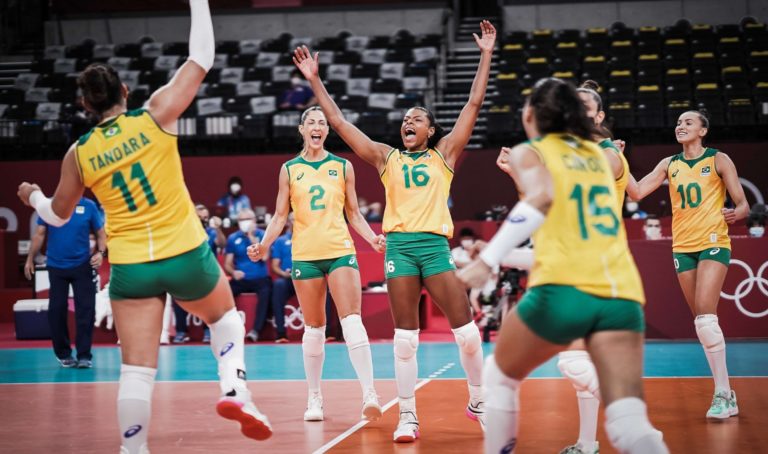 Brazil women’s volleyball recorded their third consecutive victory ...