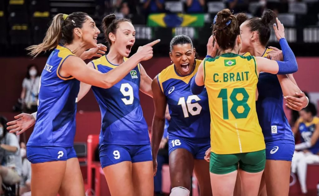 Brazil continue undefeated at the women’s volleyball tournament at the ...