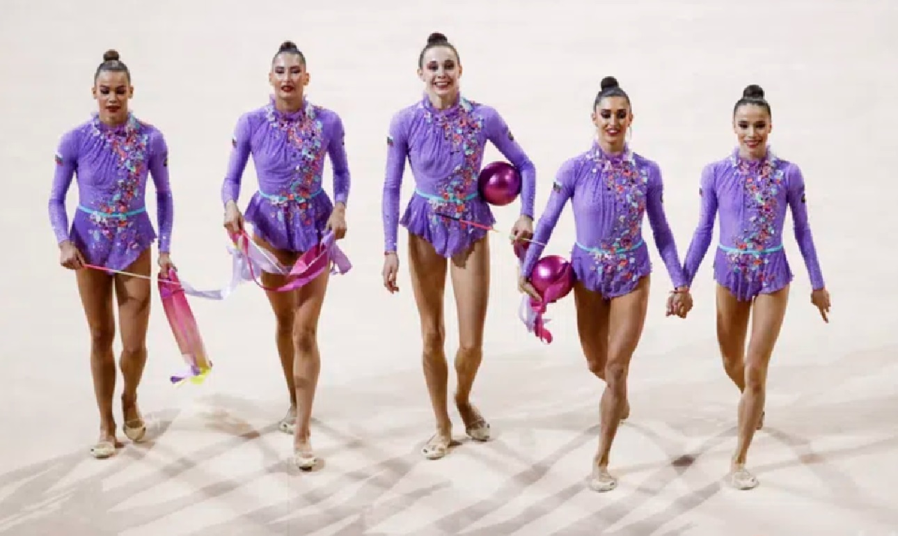 Bulgarian Rhythmic Gymnastics ensemble