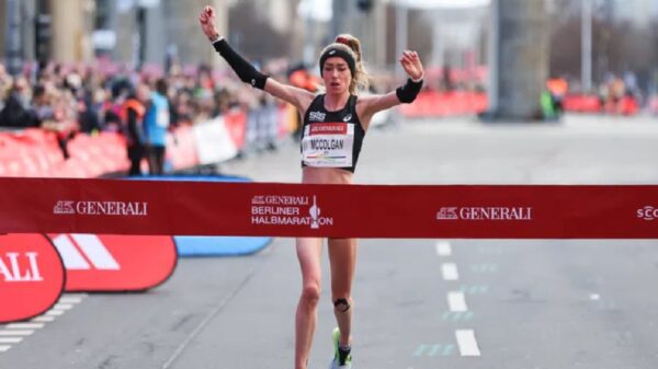 Eilish McColgan won Berlin Half Marathon