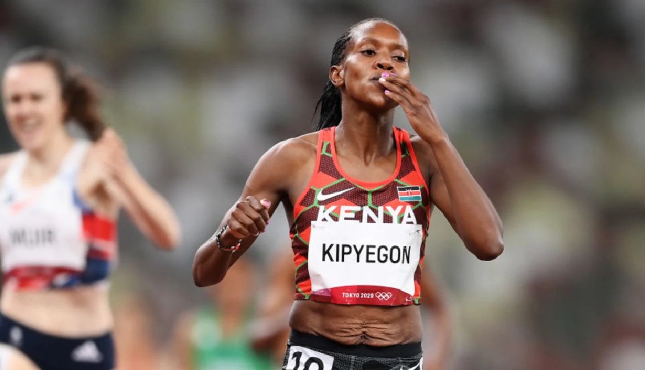 Faith Kipyegon run