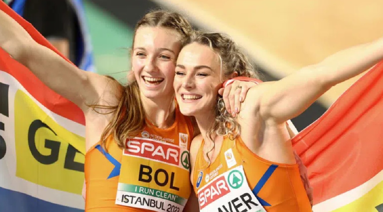 Femke Bol and Lieke Klaver 400m indoor