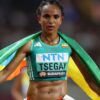 Gudaf Tsegay 5000m Diamond League Final gold