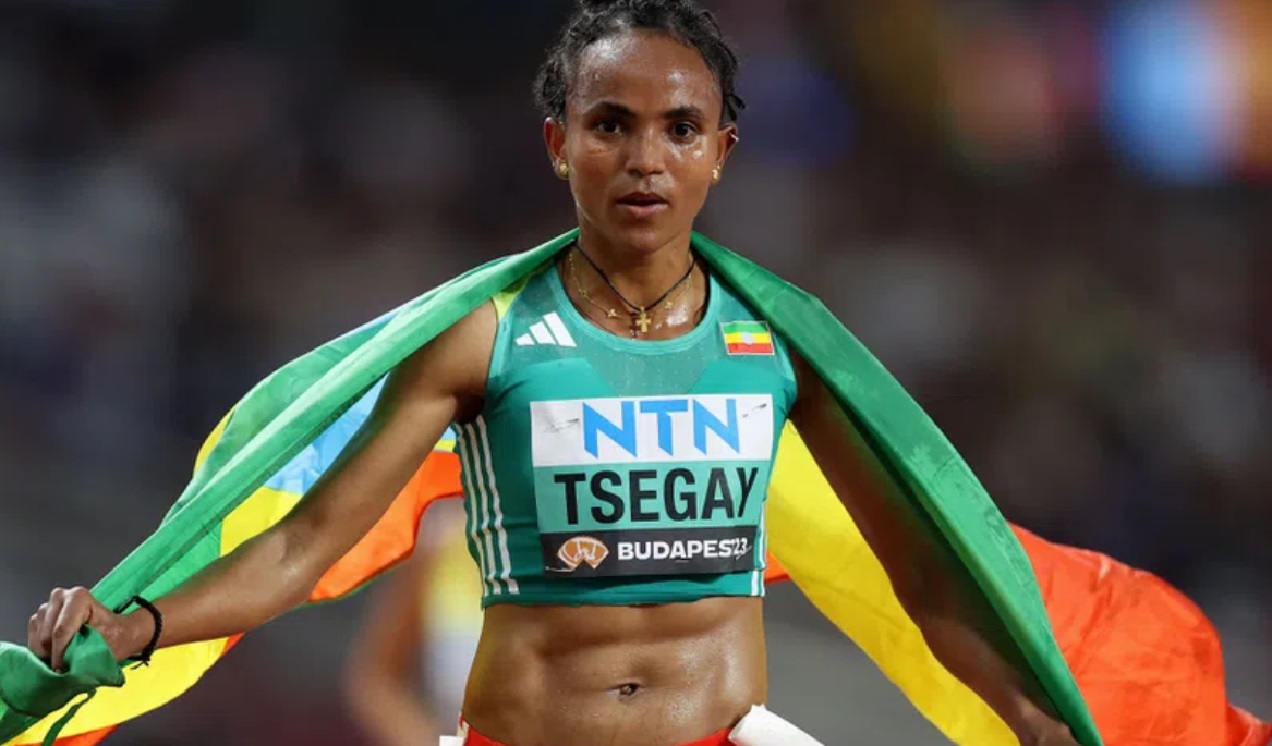 Gudaf Tsegay 5000m Diamond League Final gold