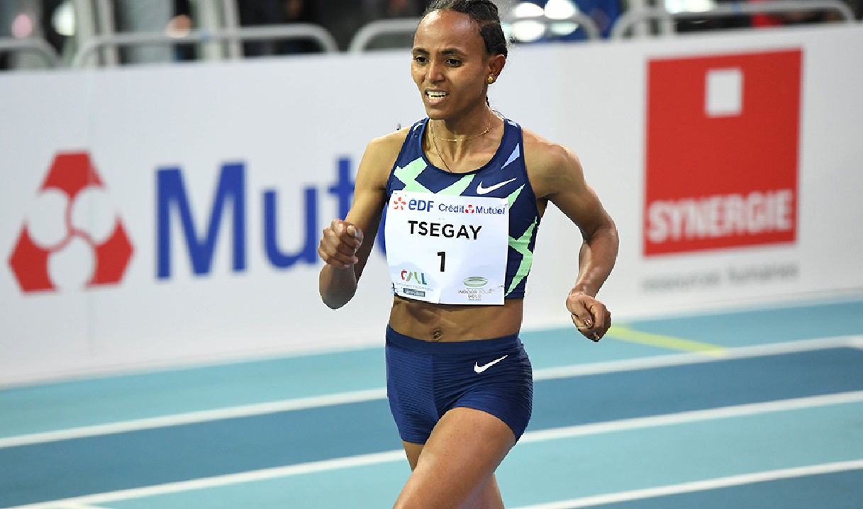 Gudaf Tsegay indoor athletics