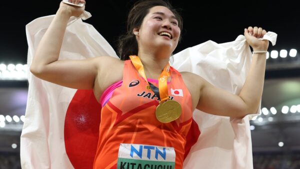 Haruka Kitaguchi javelin throw