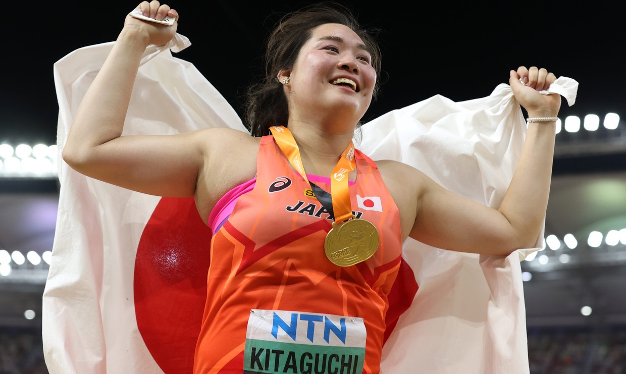 Haruka Kitaguchi javelin throw