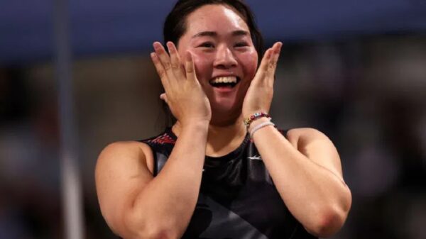 Haruka Kitaguchi javelin throw