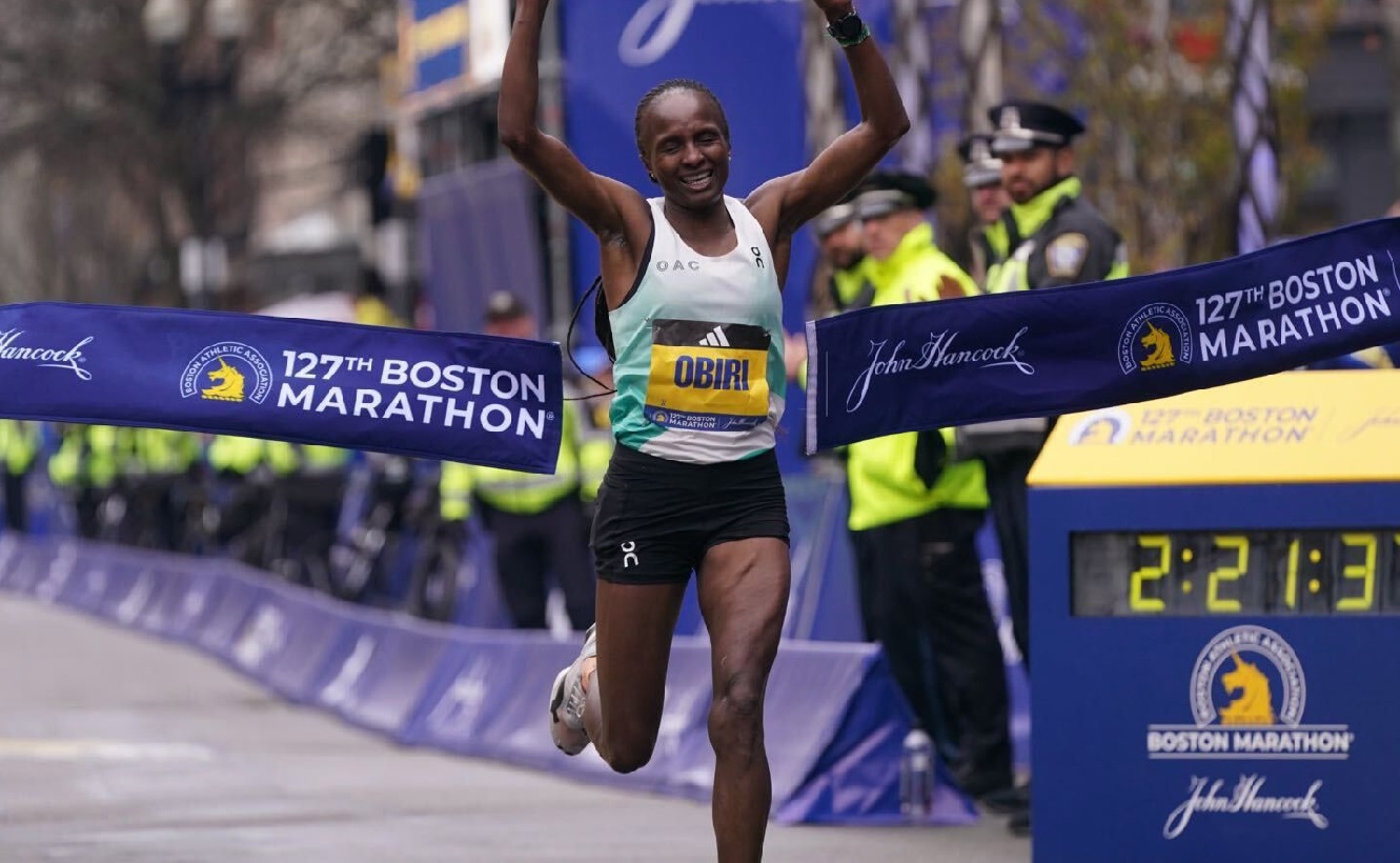 Hellen Obiri Boston Marathon