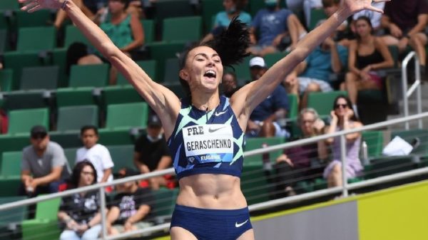 Iryna Gerashchenko high jump athlete