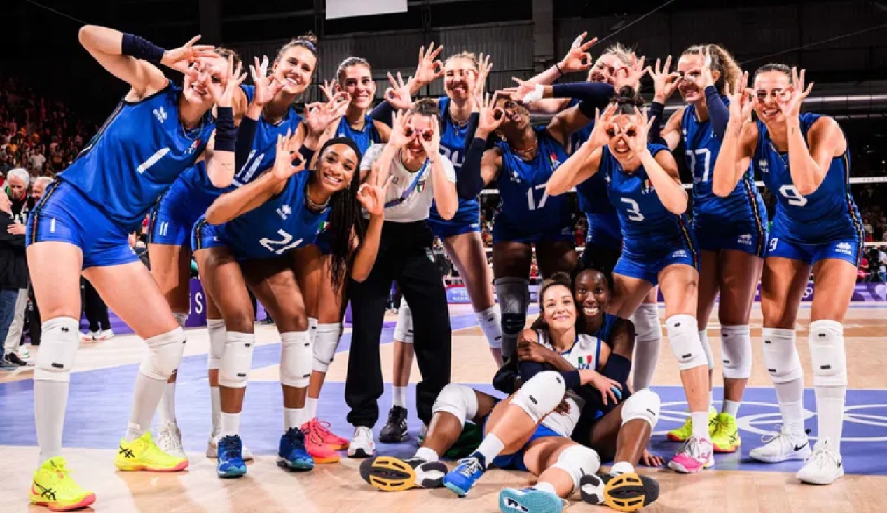 Italy qualified for the final of the Paris Olympics women's volleyball