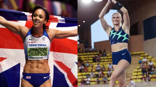 Katarina Johnson-Thompson and Katie Nageotte