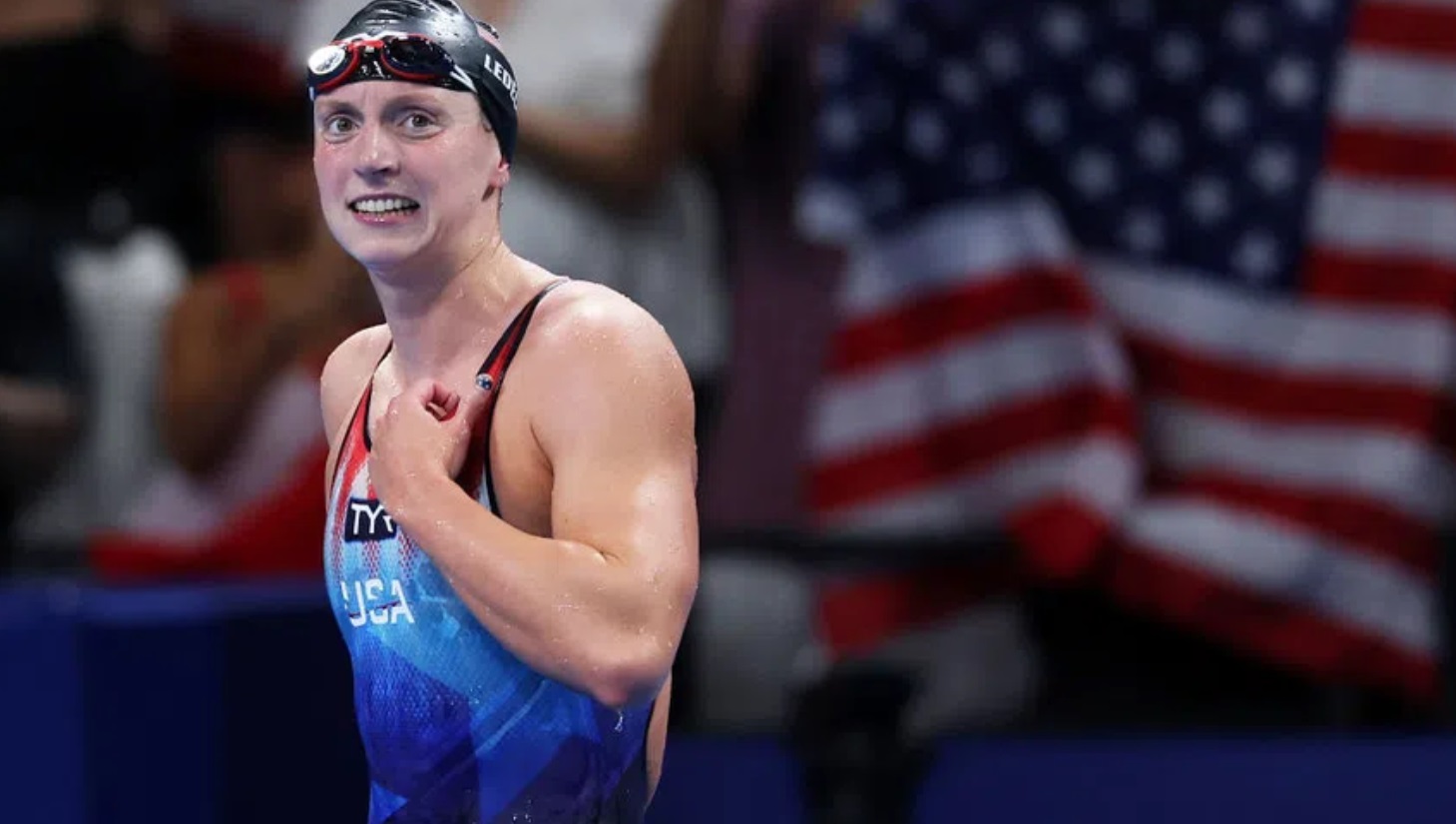 Katie Ledecky swimming