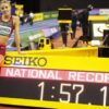 Keely Hodgkinson British record 800m in Birmingham