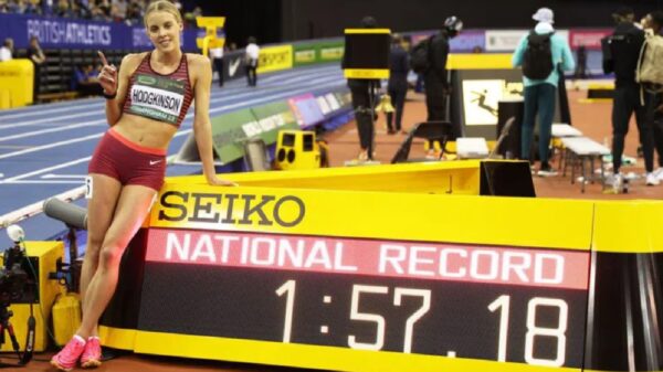 Keely Hodgkinson British record 800m in Birmingham