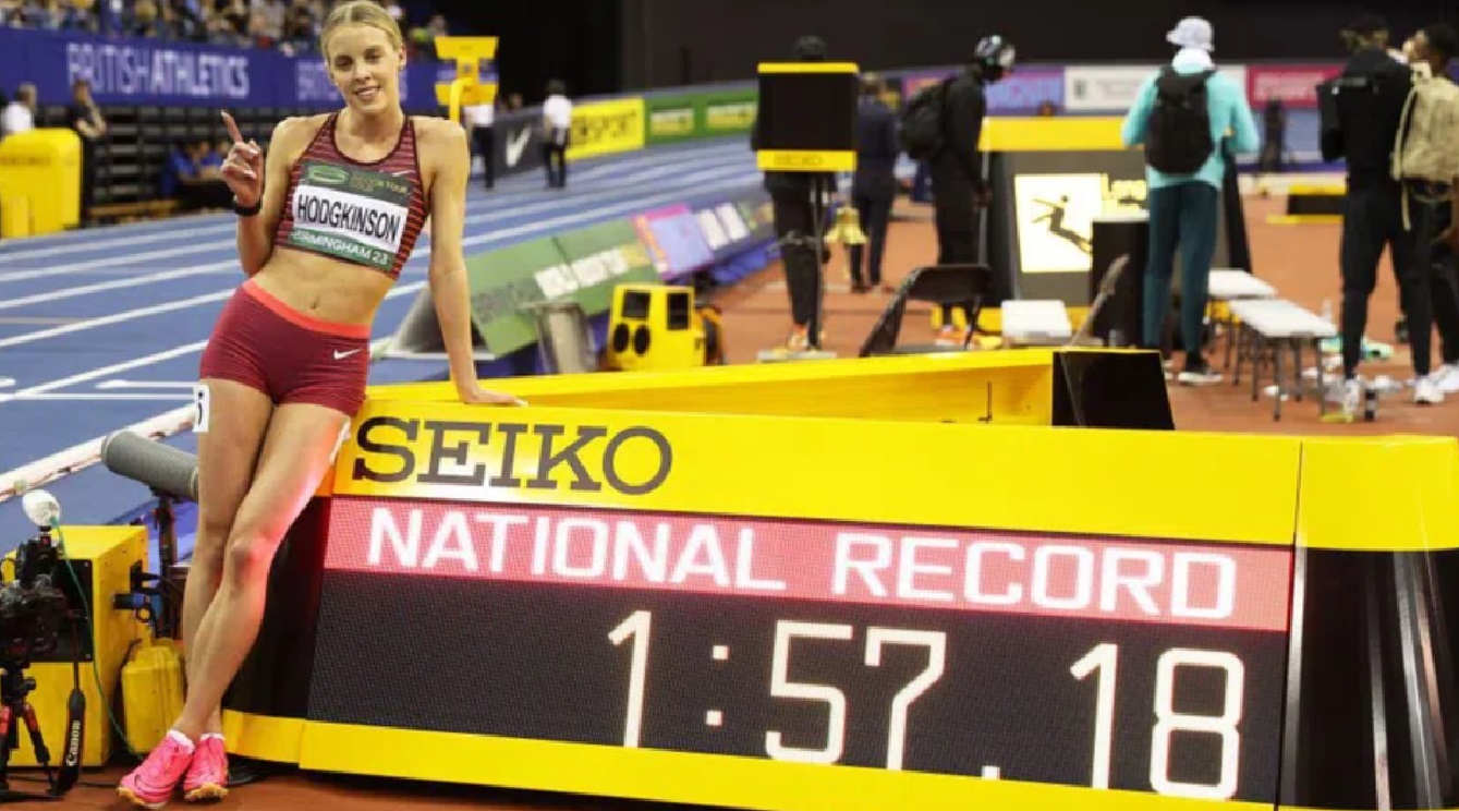 Keely Hodgkinson British record 800m in Birmingham