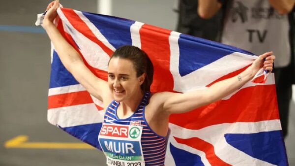 Laura Muir third European indoor title