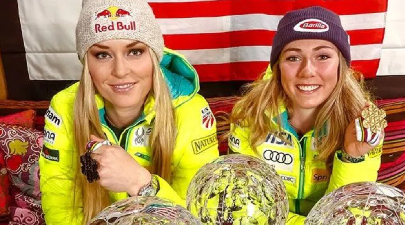 Lindsey Vonn and Mikaela Shiffrin