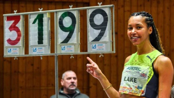 Morgan Lake British high jump record