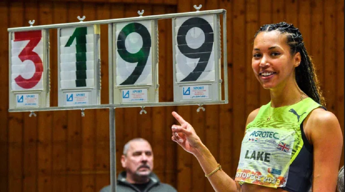 Morgan Lake British high jump record