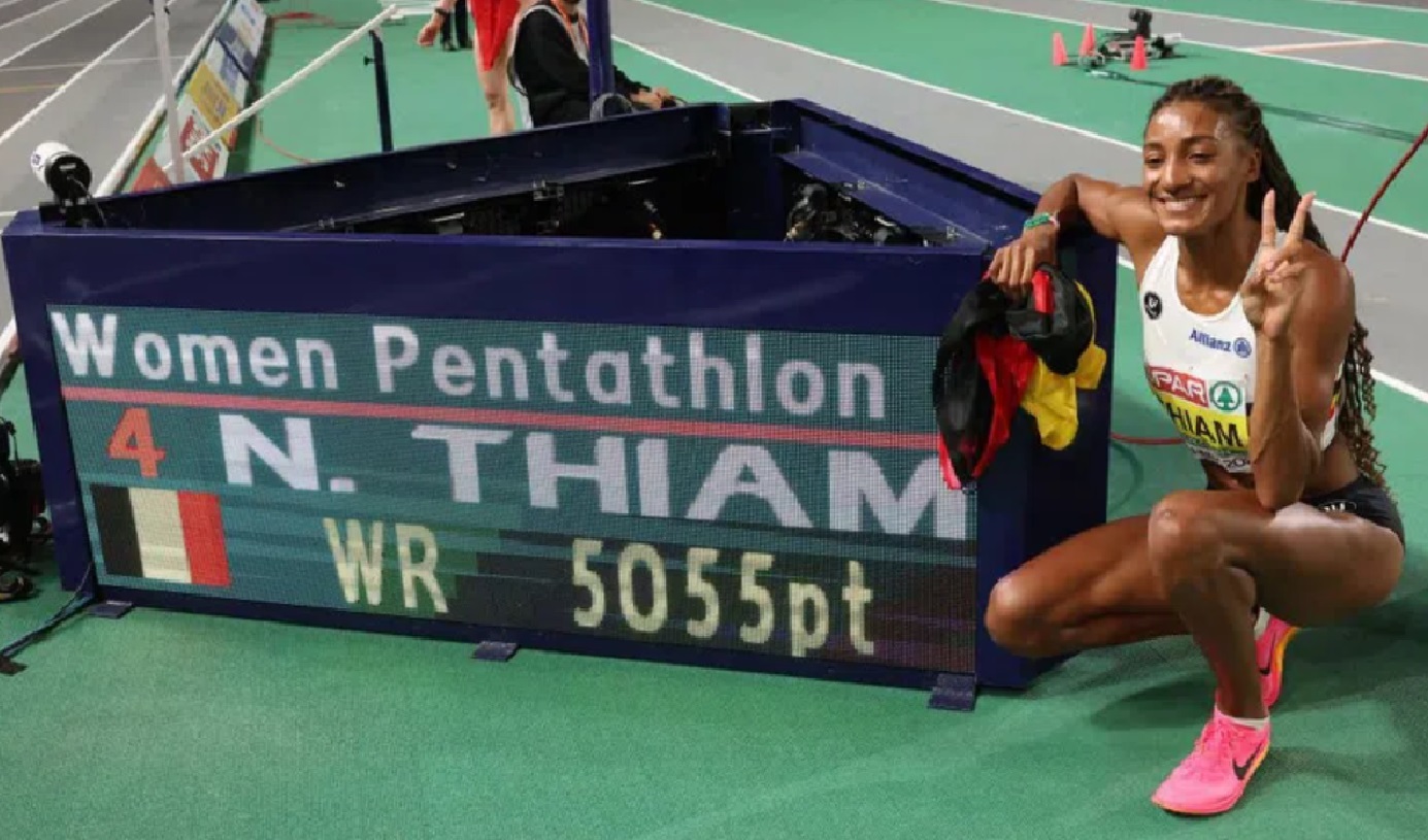 Nafissatou Thiam pentathlon WR