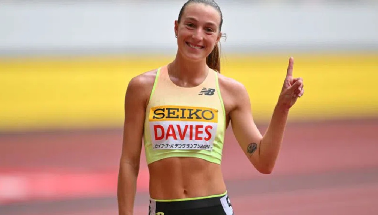 Rose Davies Tokyo running