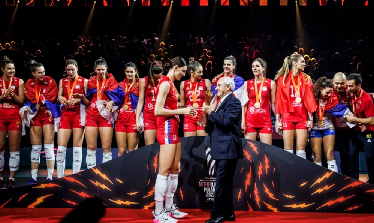 Serbia world champion volleyaball