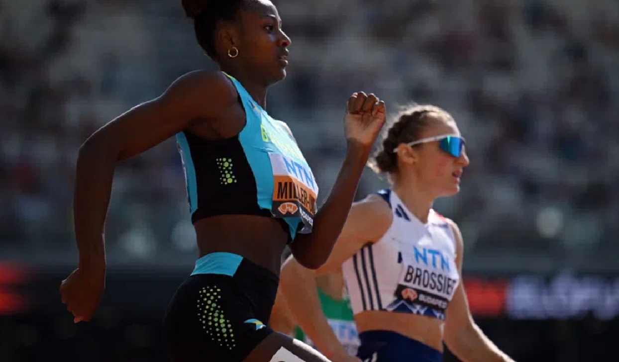 Shaunae Miller-Uibo running