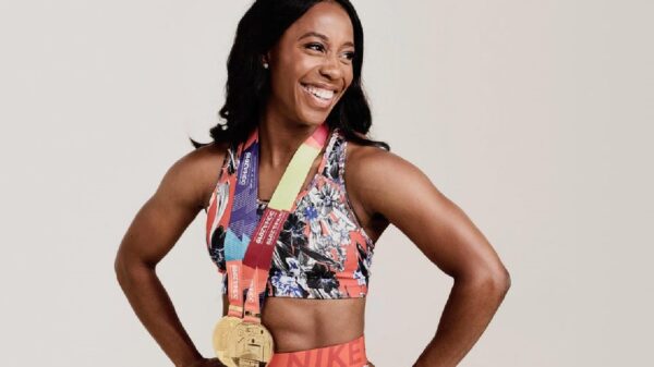 Shelly-Ann Fraser-Pryce gold