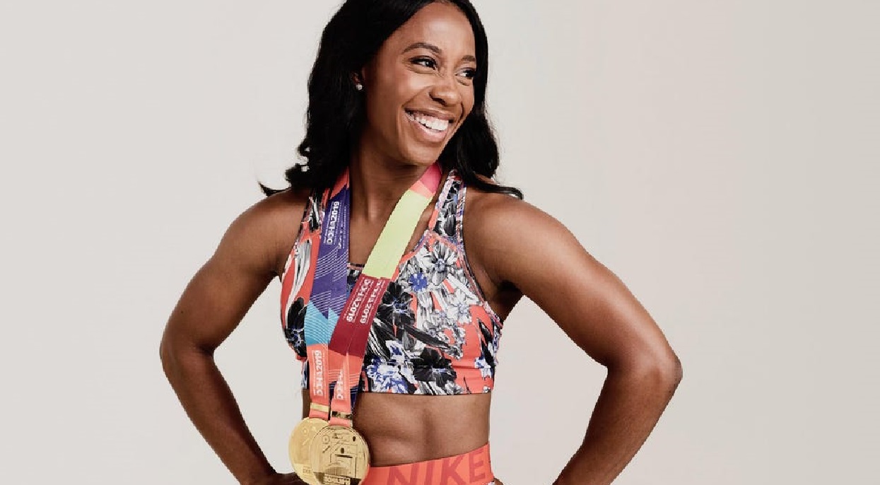 Shelly-Ann Fraser-Pryce gold