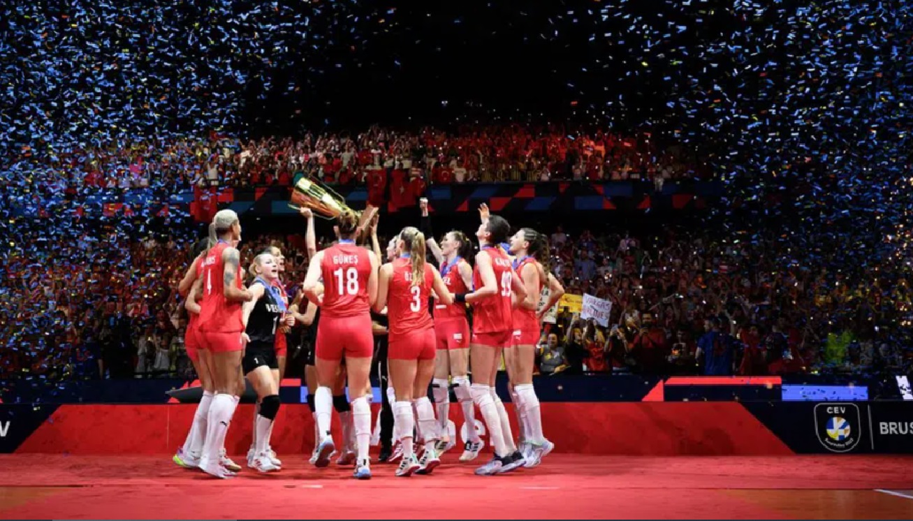 Turkey won the European Women Volleyball title