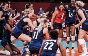 US women’s volleyball team qualified for the finals of the Tokyo 2020 ...