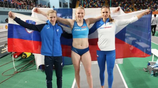 Wilma Murto European pole vault champion