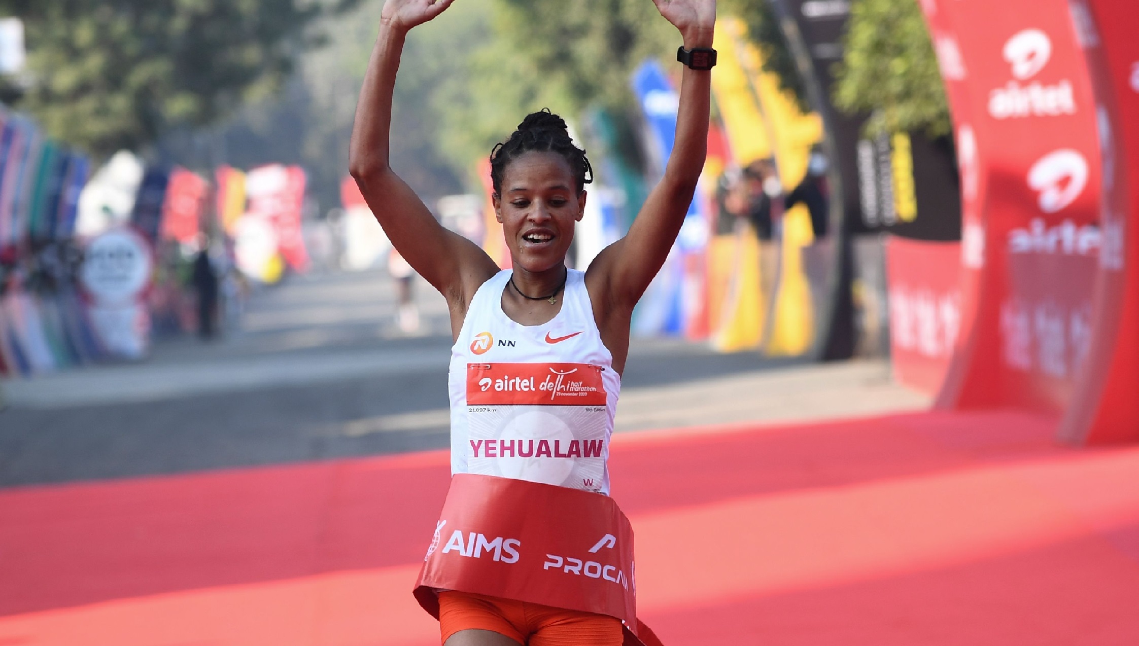 Yalemzerf Yehualaw runner