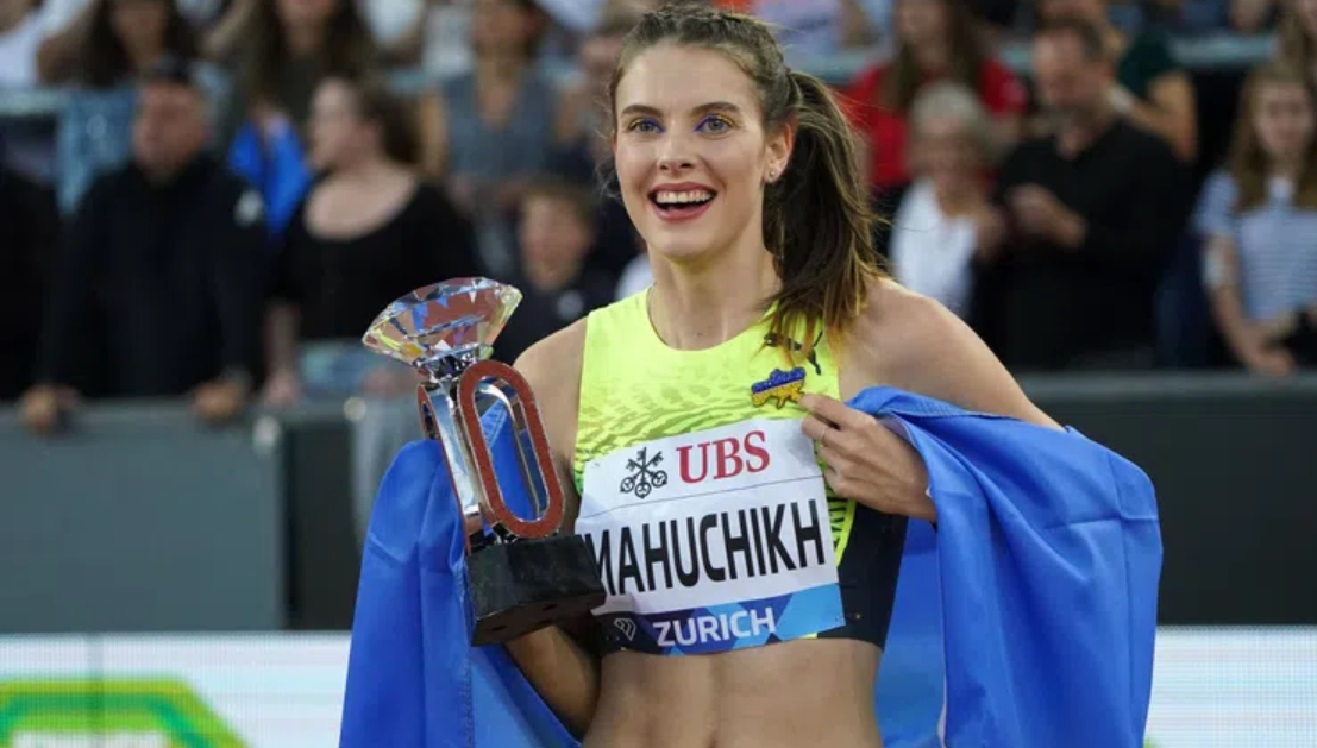 Yaroslava Mahuchikh Diamond League trophy