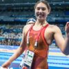 Yufei Zhang swimming